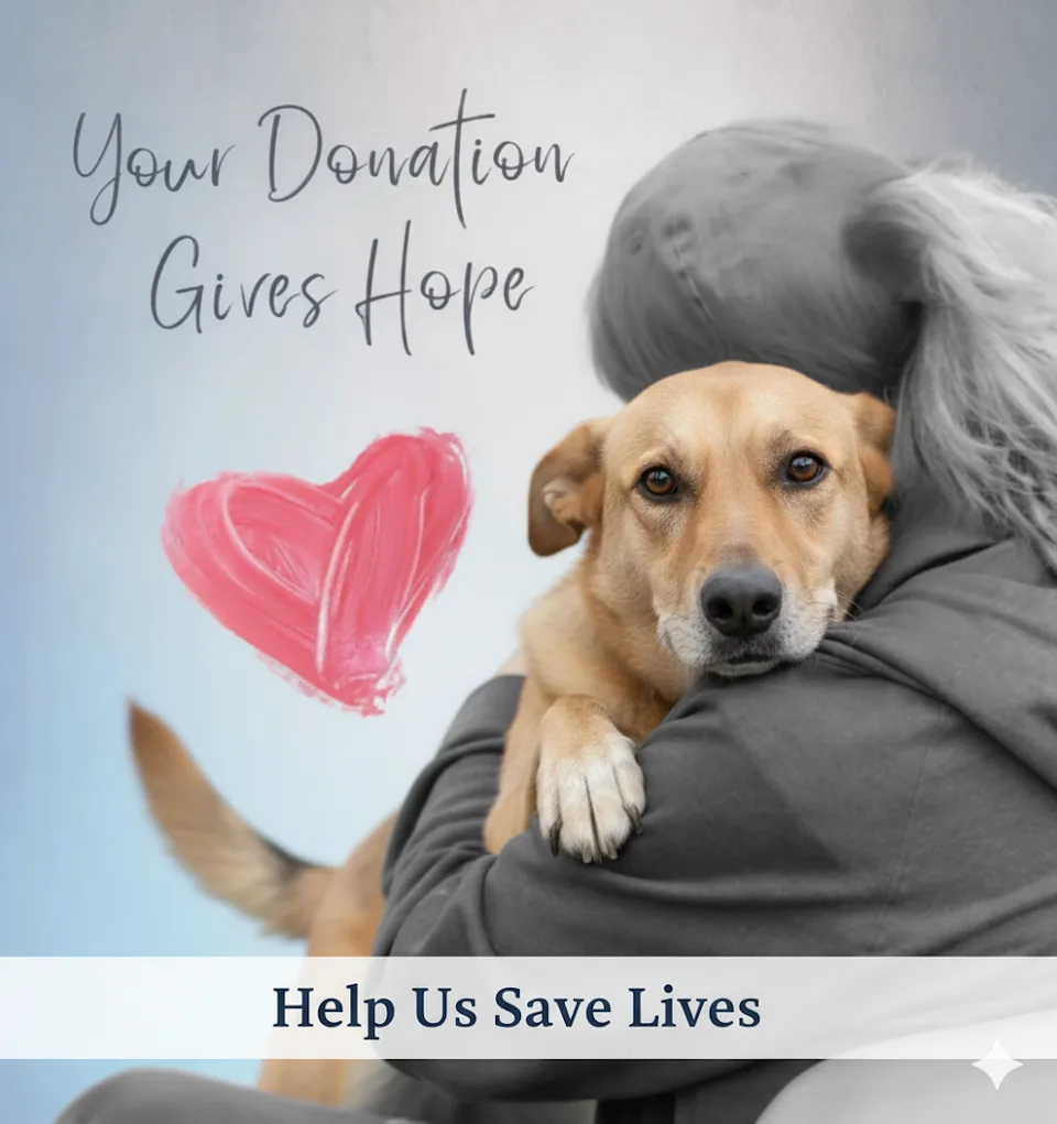 Pet Rescue NZ donations hero: your gift keeps listings live and pets visible to loving families