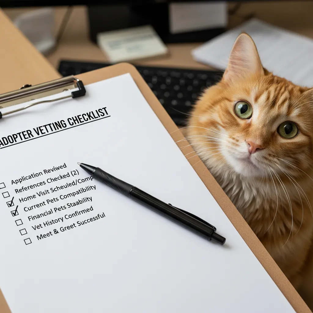 Vetting checklist for potential pet adopters