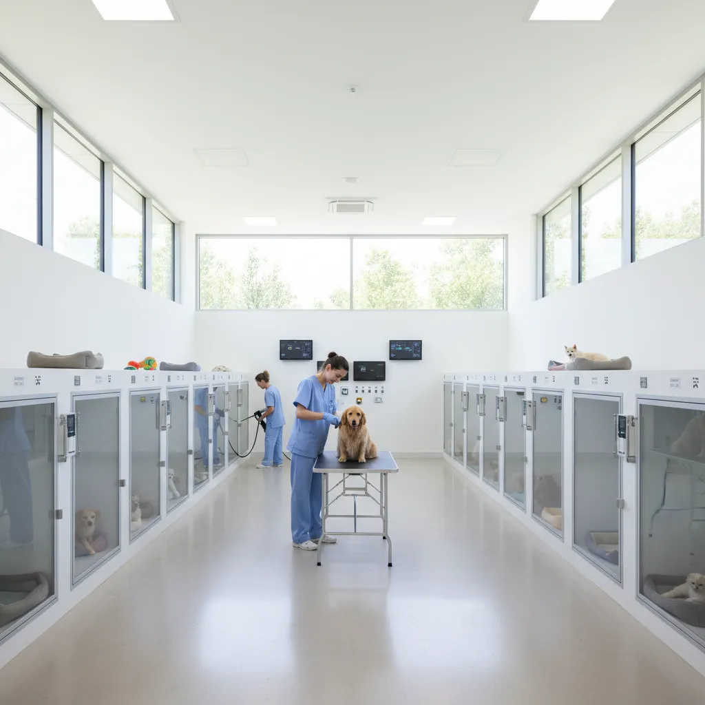 Inside a New Zealand pet quarantine facility
