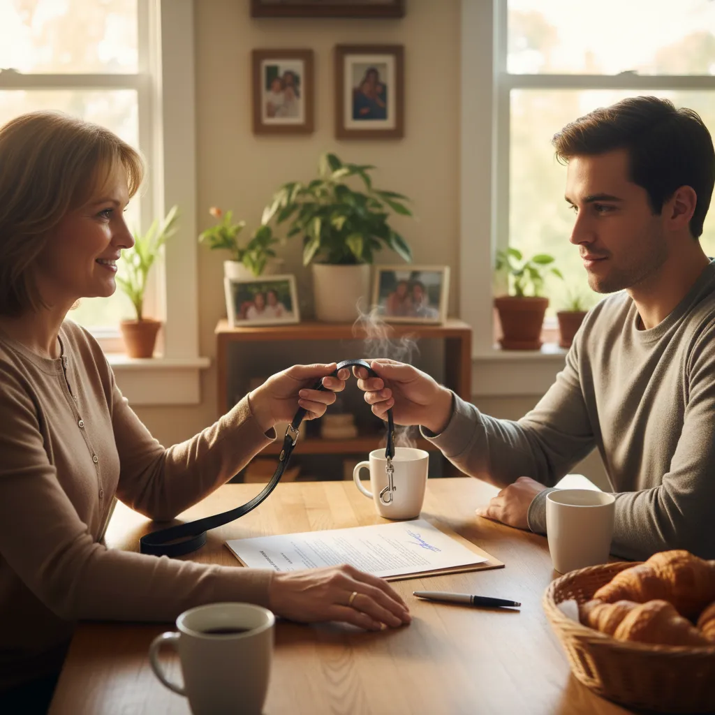 Transferring pet ownership and signing contract