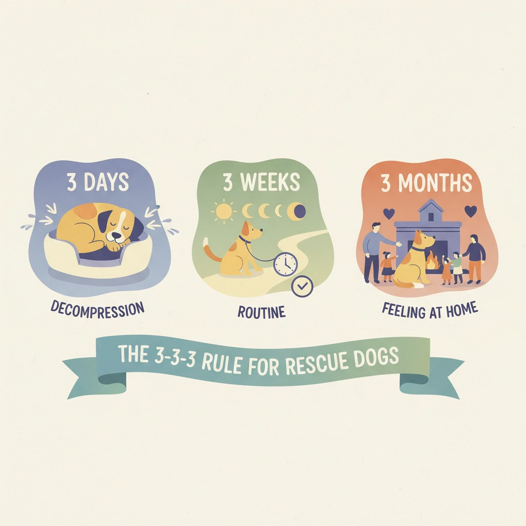 The 3-3-3 Rule for pet rehoming transition
