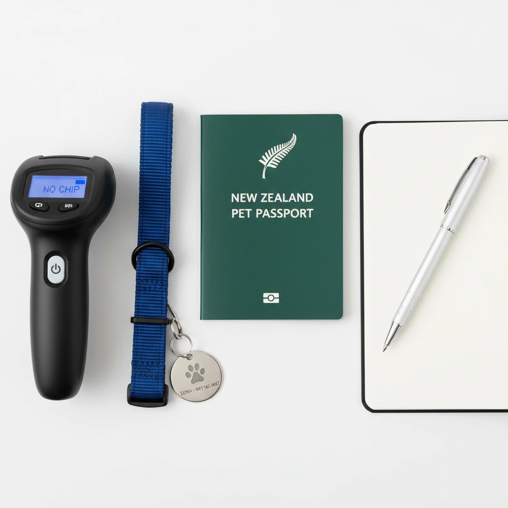 NZ pet microchip and registration documents