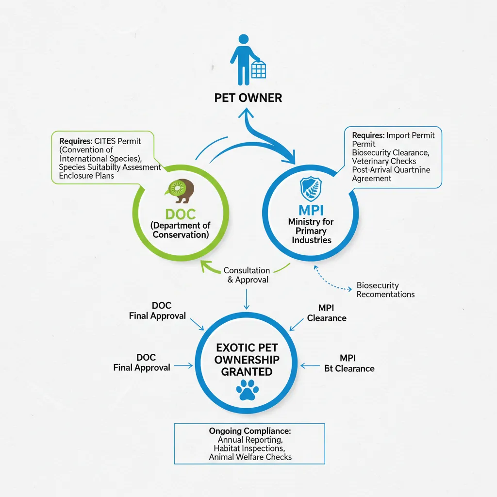 Infographic: Navigating Exotic Pet Permits in NZ