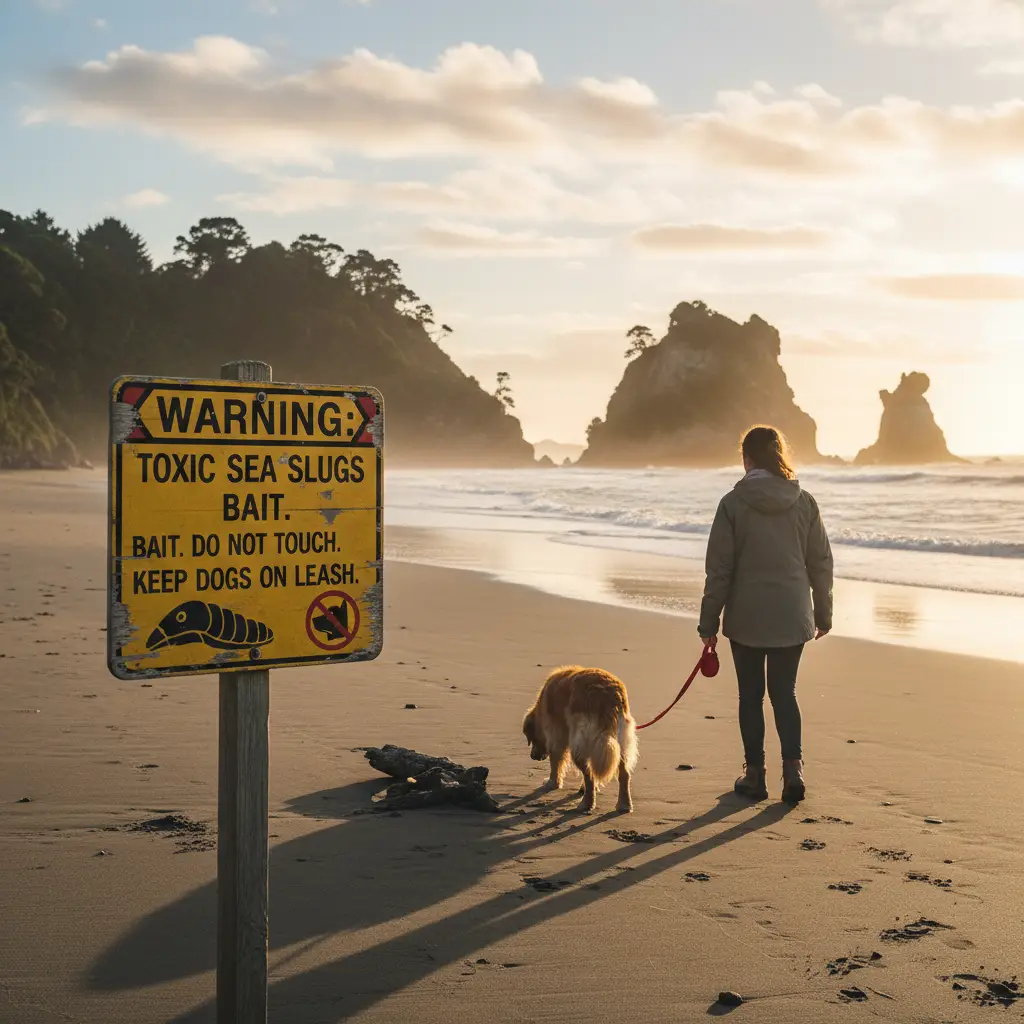 NZ Beach Hazard Warning for Pets