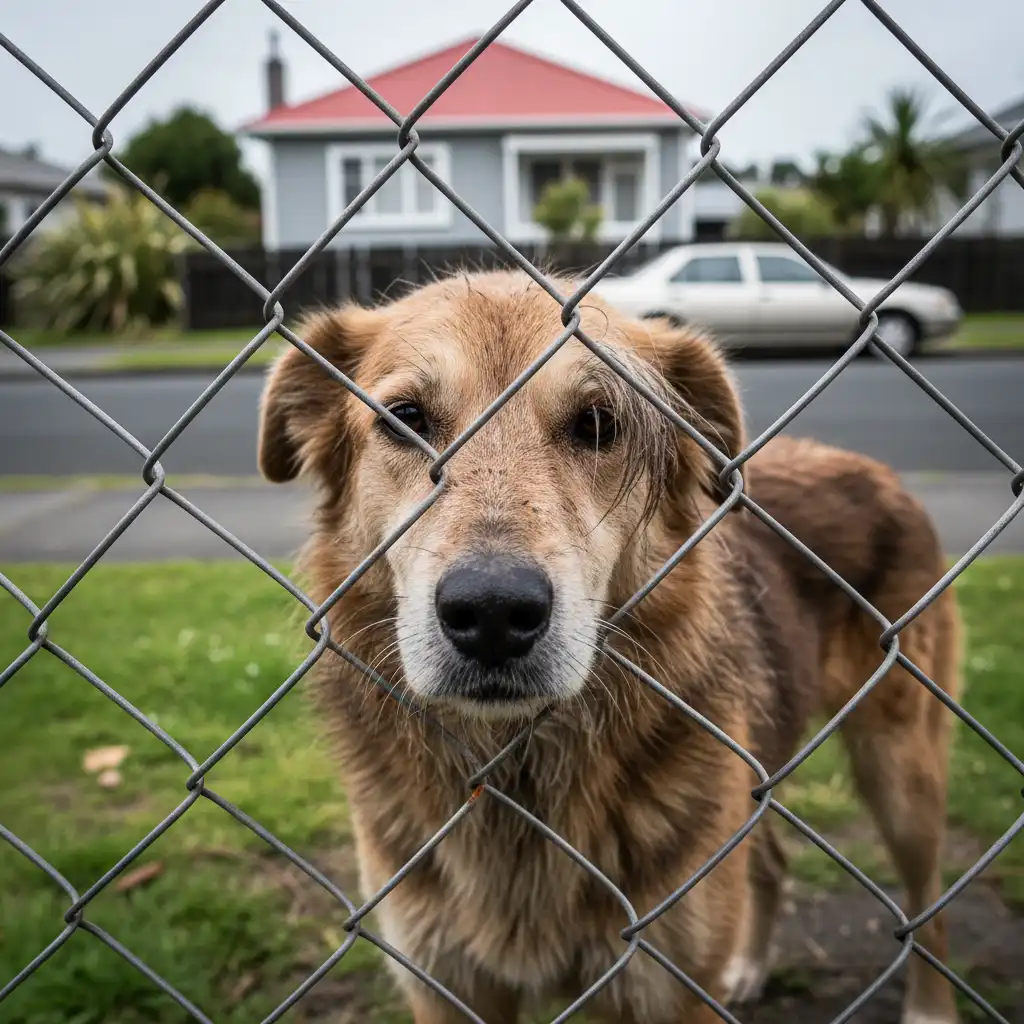 Signs of animal neglect in a dog