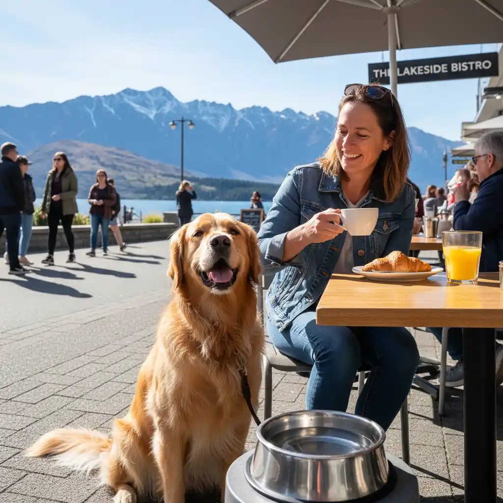 Dog friendly cafe in New Zealand