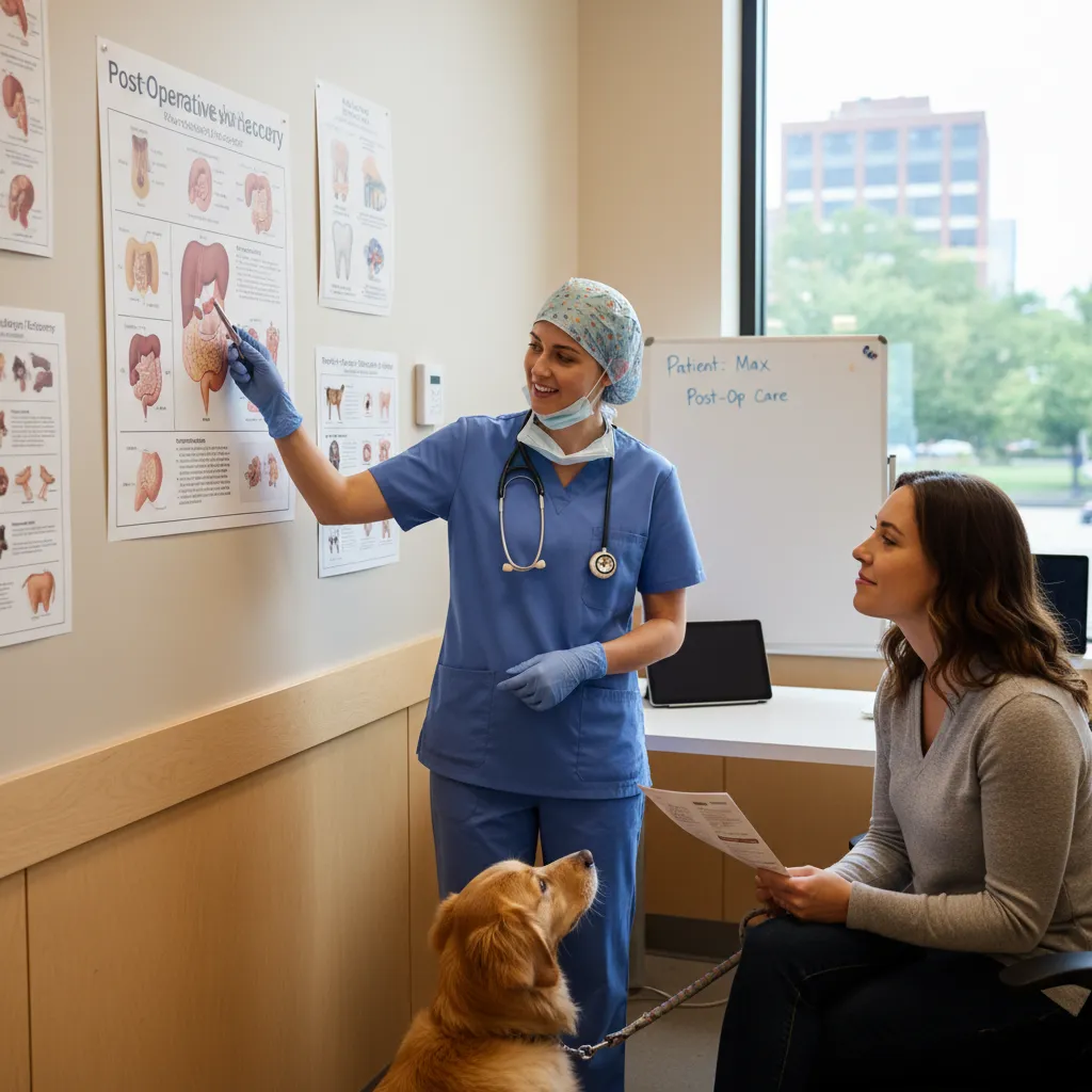 Post-operative consultation with a specialist