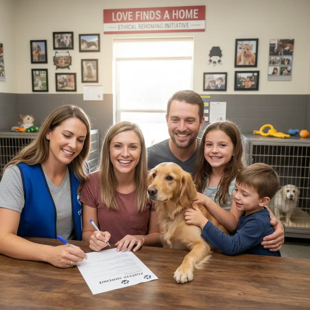 Ethical pet adoption process