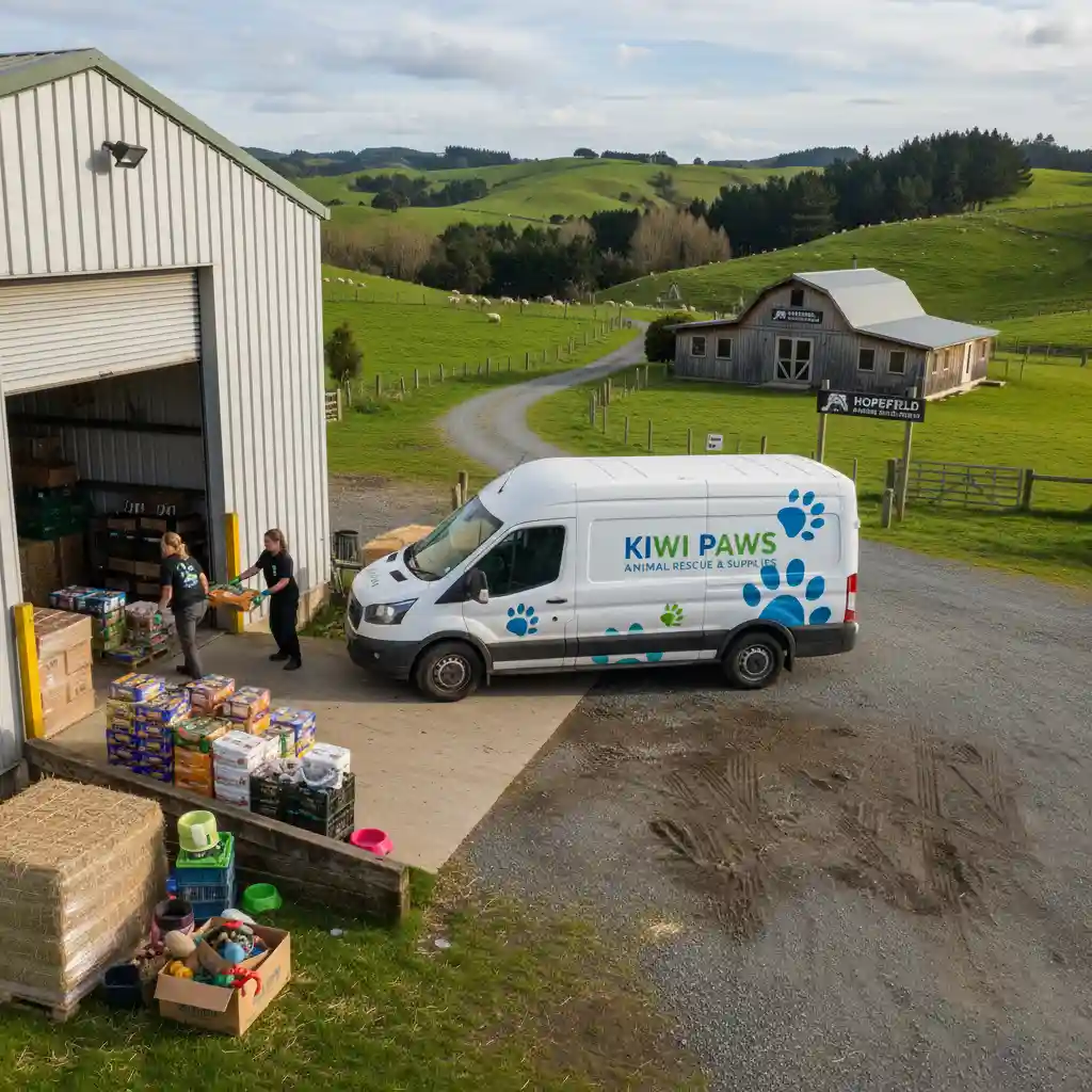 Resource sharing and logistics distribution between NZ animal shelters