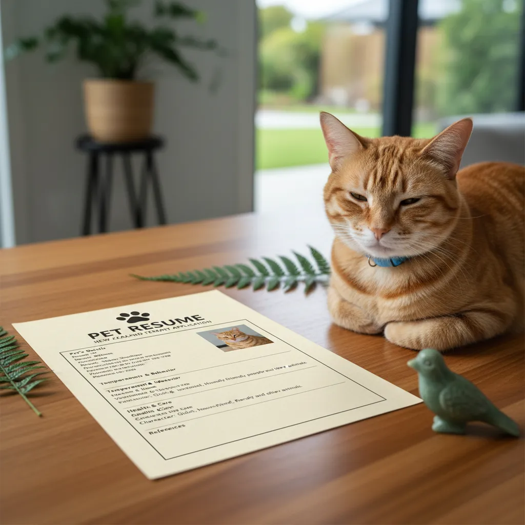Pet CV and cat for rental application
