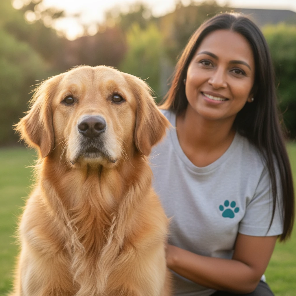 A rescue dog in Auckland looking for a safe new home through peer-to-peer rehoming